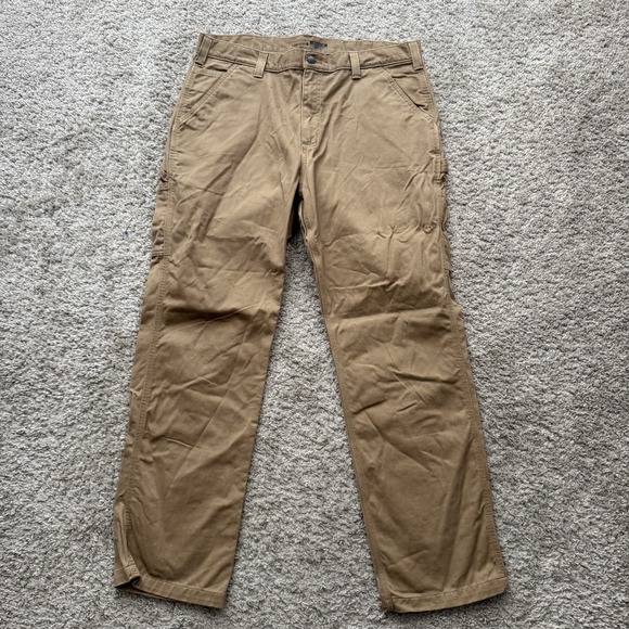 Carhartt Men's Relaxed Fit Twill Utility Work Pants SZ 38X32 Carpenter Brown - Picture 1 of 14
